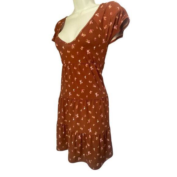 Aeropostale Scoop Neck Floral Summer Dress Size Small - Picture 2 of 4